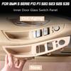 Автомобильная внутренняя дверная ручка с левым рулем для BMW F10 F11 F18 5 серии, левая передняя внутренняя дверная панель, кнопка переключателя сиденья водителя