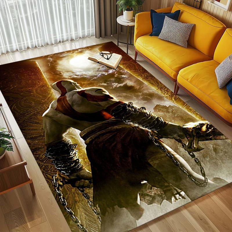 God War Living Room Nonslip Area Rug Soft Carpet For Bedroom Game Playroom Sofa Office Home Decor Doormat Christmas Gift C9302437
