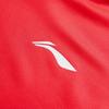 Li-Ning Мягкий Удобный Дышащий Спортивный Пуловер Футболка с Коротким Рукавом Унисекс Топы Вишнево-Красный AATT077-2