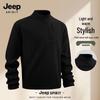 JEEP SPIRIT Мужской свитшот 2025 с флисовой подкладкой и воротником-стойкой