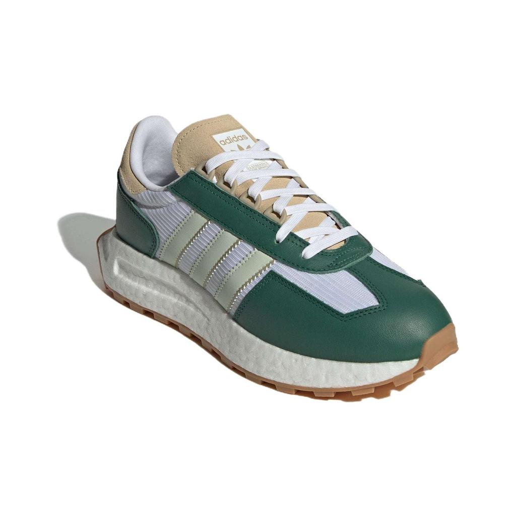 adidas Originals Retropy E5 Удобные Универсальные Нескользящие Прочные Низкие Повседневные Кроссовки Унисекс Зеленый Белый JI2508