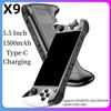 X9 Retro Video Games Player 1500mAh портативный игровой плеер Type-C зарядка электронный игровой плеер для NES/GBC/GB/SFC