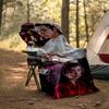 Elegant Dance Print Flannel Blanket, Soft Warm Lightweight Throw Blanket for living Room,Sofa Bed Camping office