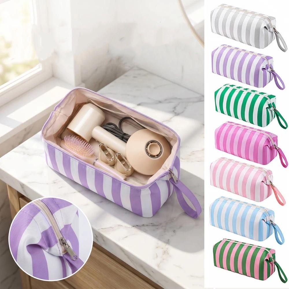 Large Capacity Curler Storage Bag Dustproof Curling Iron Carrying Case Toiletries Organization