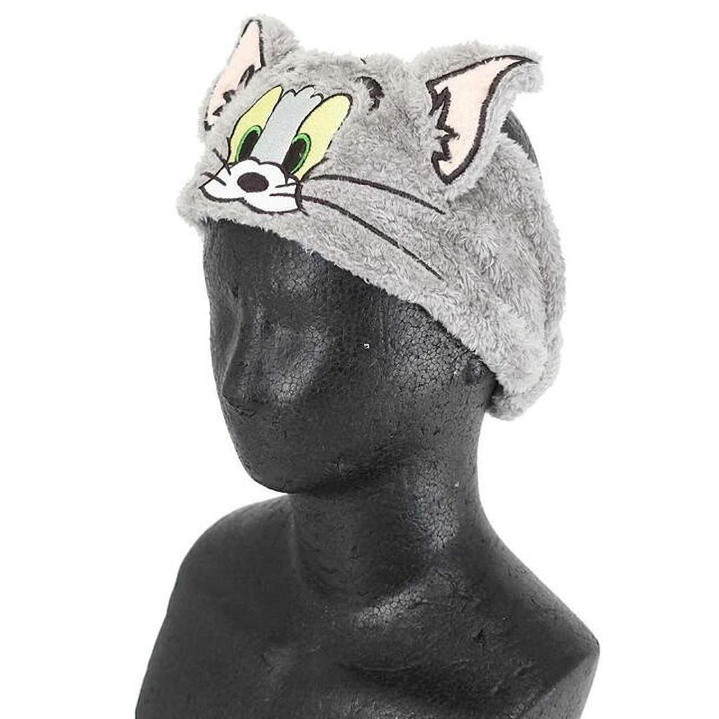 Тома и Джерри волосы волосы вода лицо ванна дамы [Набор 2] повязка, тюрбан, челка, макияж, поглощение, ванна, мягкий, пушистый, эластичный, полотенце, мытье, принадлежности,