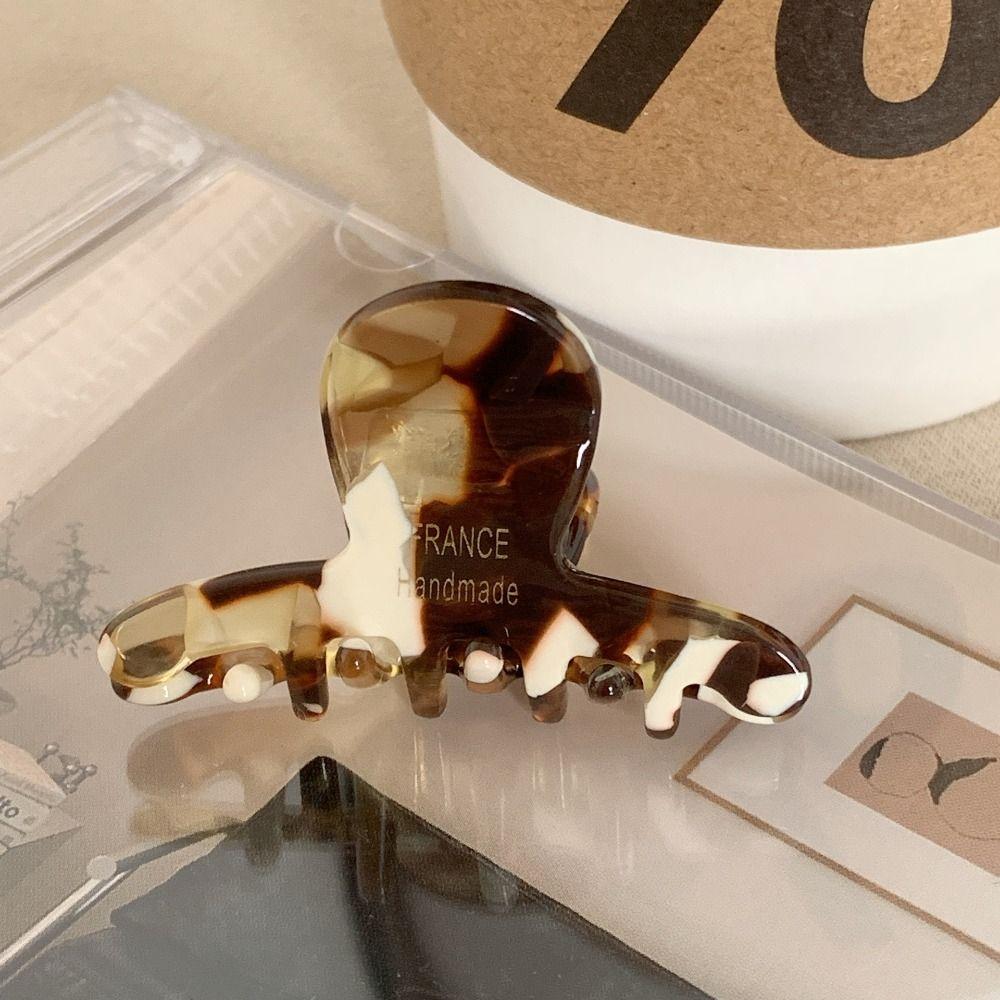 Korean Style Small Shark Clip Colorful Acetic Acid Side Clip Cute Acetic Acid Hair Claw  Children