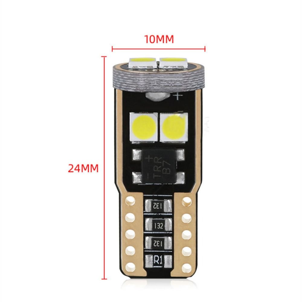 6Pcs T10 W5W 3030 6SMD License Plate Lights Super Bright Car LED Light LED Car Parking Lights