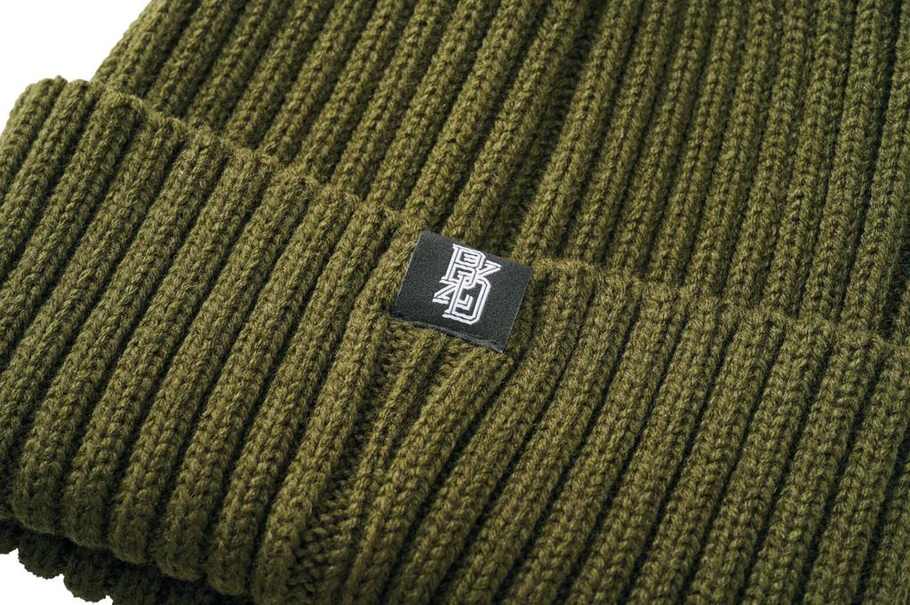 ZETT Baseball Knit Cap by BEAMS DESIGN BH79703 Khaki Men's