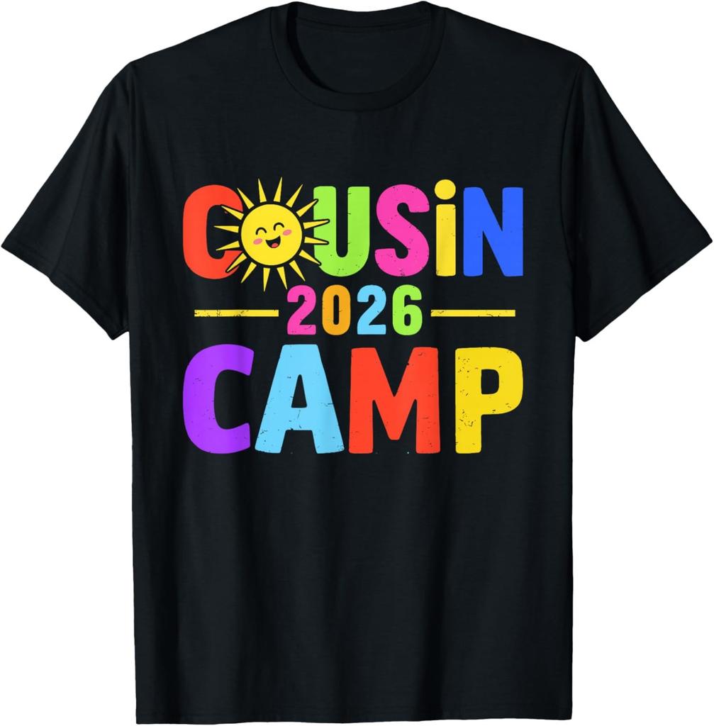 Funny Cute Cousin Camp 2026 Summer Crew Unisex T-Shirt
