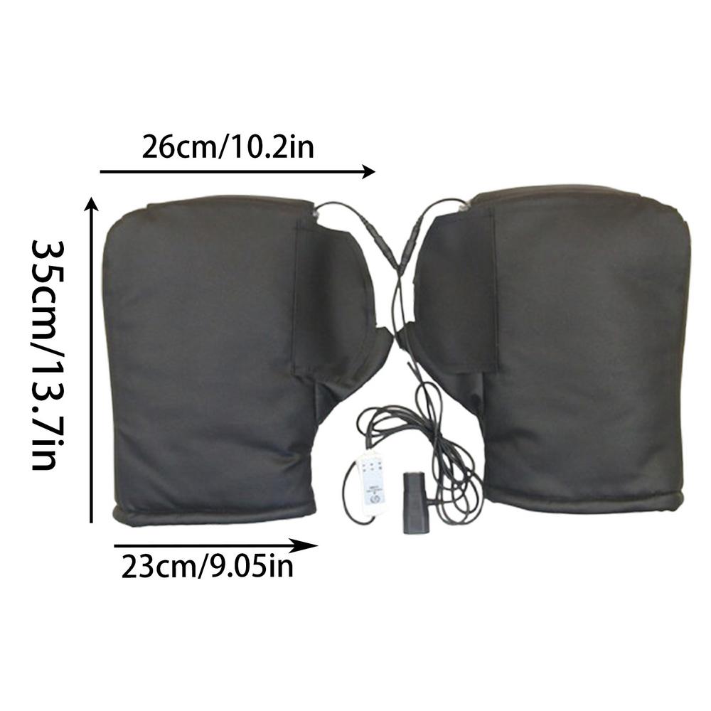 Winter Motorcycle Gloves Handlebar Muffs Waterproof Warm Handle Bar Cover Glove For Motorbikes Scooters Electric Vehicles