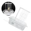 Automatic Bird Bathhouse Bathtub Parrot Shower Box with Multiple Taps Shower Multifunctional Bird Bathtub