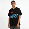 Nurse Themed Printed T-shirt Cotton Comfort Top For Nurse Day Pure cotton T-shirt