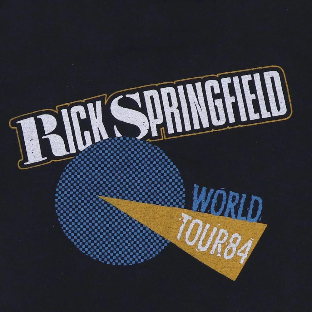 Rick Springfield Rock Black Full Size Mens Concert Shirt Adults Unisex T-Shirt