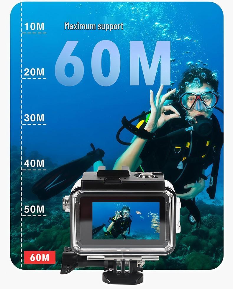 Водонепроницаемый бокс для дайвинга для спортивной камеры DJI Osmo Action 3/4/5 Pro.