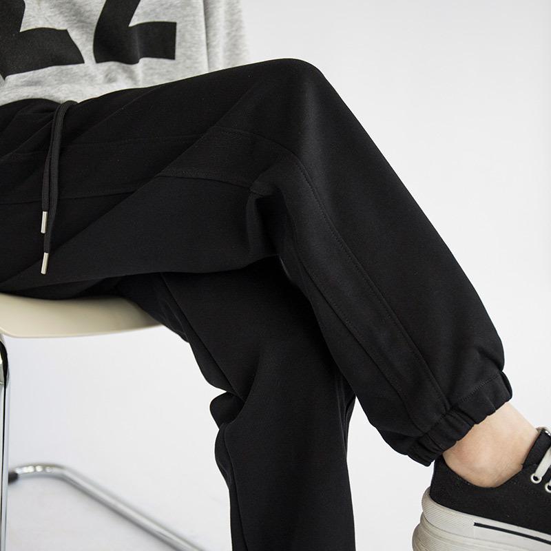 Grey Sweatpants Women's Loose Leggings New Spring and Autumn Casual and Thin Harlan Pants Small Sweatpants