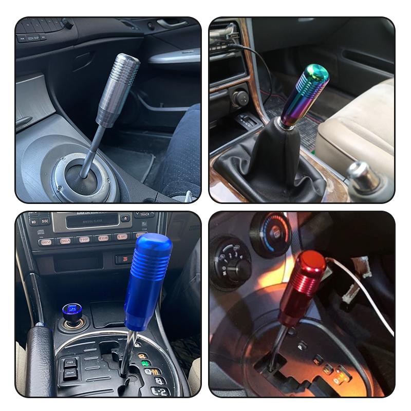 Головка переключения передач автомобиля из алюминиевого сплава 8,5 см(3,34 дюйма) Крутящий момент переключения передач автомобиля Головка переключения передач автомобиля Внутренняя модификация автомобиля Головка джойстика рукоятки переключения передач