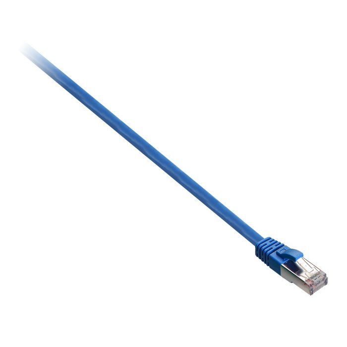 V7 Câble réseau V7CAT6UTP-03M-BLU-1E - 3 m Catégorie 6 - Pour Modem, Routeur, Concentrateur, Panneau, Plaque murale, PC