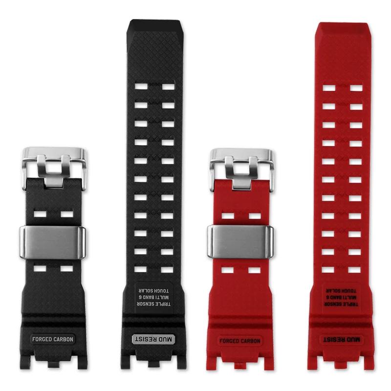 ONEWatch Аксессуары Для Casio G-SHOCK GWG-2000 GWG-2040 Mudmaster Запасной Ремешок Браслет Мужской Спортивный Водонепроницаемый Смоляной БраслетMN