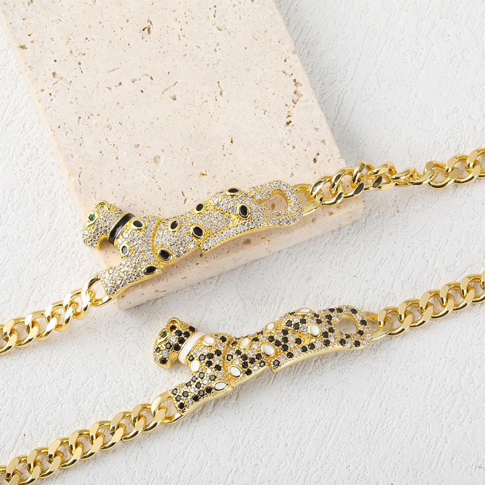 European and American Trend New Leopard Temperament Bracelet Hip-hop Street Niche