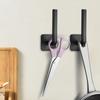 2/4/6 шт. Бесшовный крючок без сверления, держатель для полотенец для кухонных бумажных полотенец, настенная полка для хранения, подвесной тип для поперечного крепления
