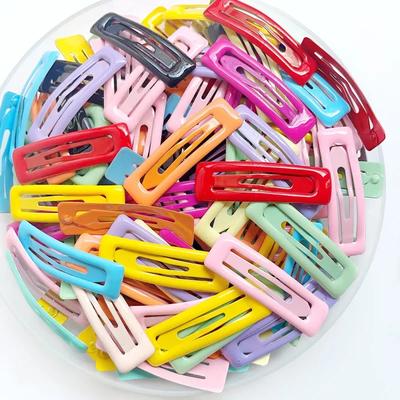 10 шт. Заколки для волос капающих конфетных цветов, BB-клипсы, прямоугольные заколки-зажимы для волос для девочек и детей, заколки-бабочки, женские детские головные уборы и аксессуары
