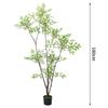 Artificial Indoor Plants & Trees: Monstera, Areca Palm, Jacaranda, Nandina, Rubber Fig - Free Shipping