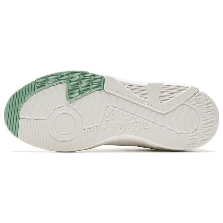 Anta Flame 3.0 противоскользящие прочные низкие кроссовки для скейтбординга женские кроссовки для скейтбординга белые зеленые 122338088-4