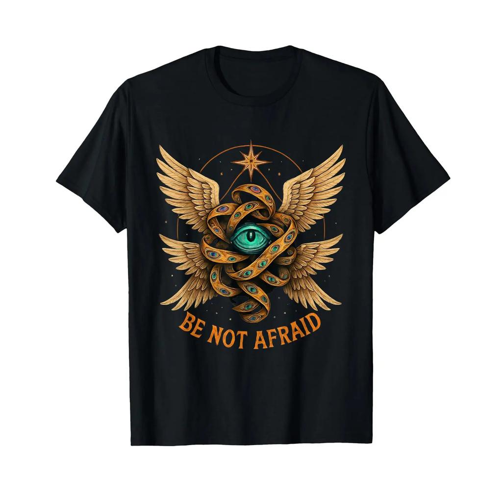 Biblically Accurate Angel Seraphim Be Not Afraid T Shirt Vintage Slightly Breathable Soft Designer Clothes