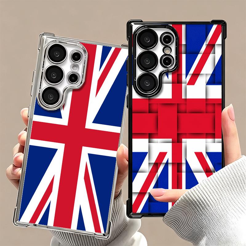 Флаг Великобритании Union Jack Англия Мягкий чехол для телефона для Samsung Galaxy S26 Ultra S25 Edge S24 FE S23 Plus S22 S21 + S20 Покрытие Защита от падения