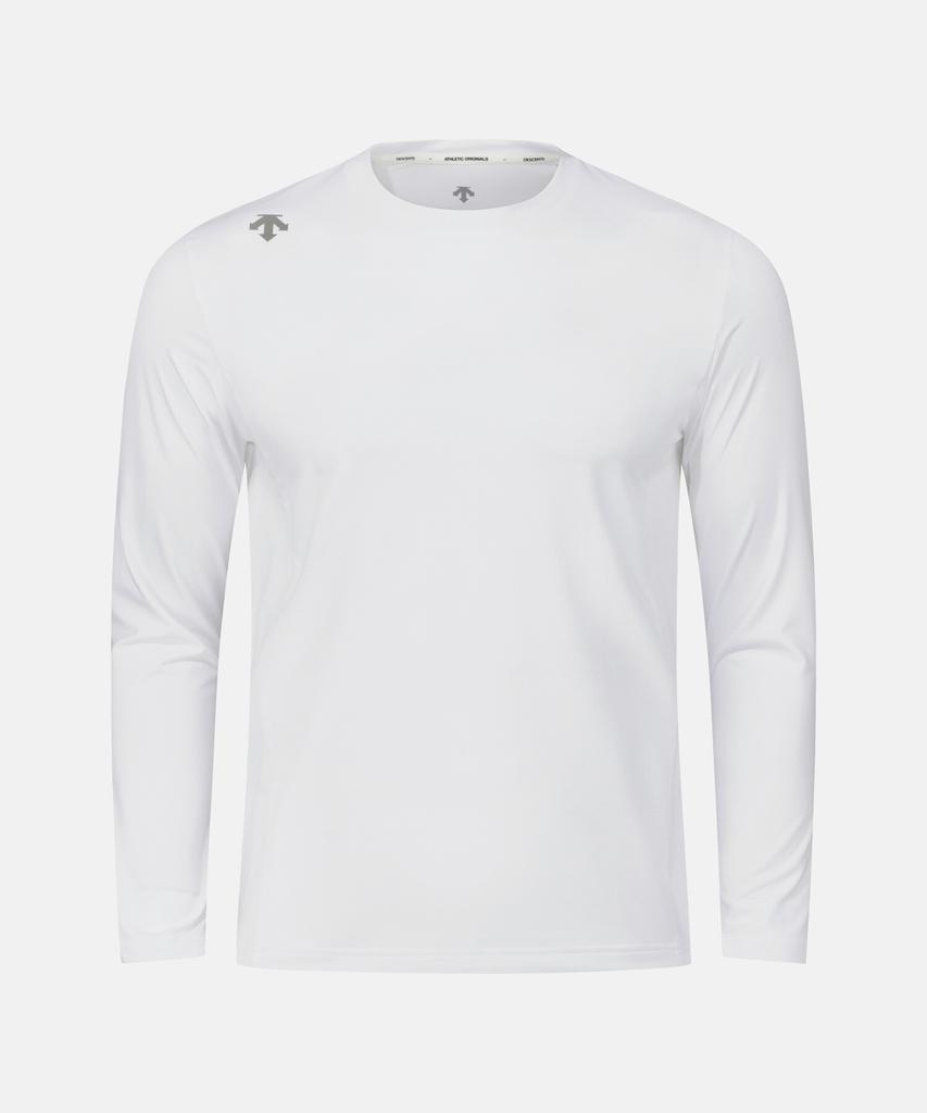 DESCENTE Running Quick-Drying Long Sleeve T-Shirt White Sr123Rtl21 (B Type)
