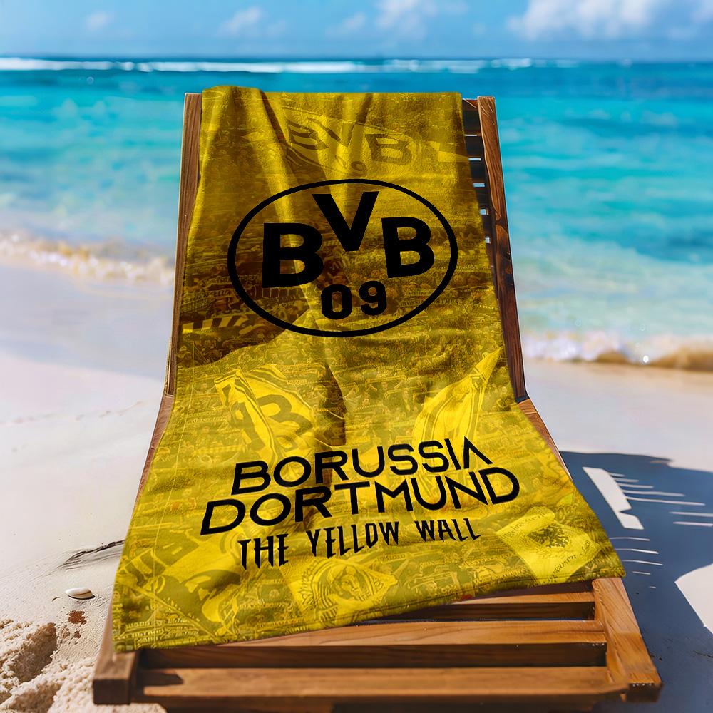 Borussia Dortmund Beach Towel Super Soft Microfiber Quickdry Fabric Comfortable Lightweight Perfect For Traveling Yoga Camping And Swimming