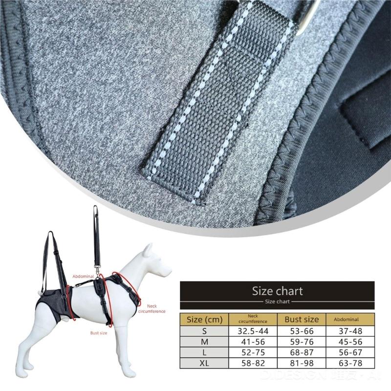 Помощь для пожилых собак Литой Чехол Из утолщенной ткани Регулируемые ремни Безопасный Поручень Лестницы Поддержка при Ходьбе