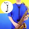 Adjustable Saxophone Neck Strap Double Shoulder Harness with Swivel Hook Ergonomic Sax Shoulder Strap for Alto Tenor Saxophones Baritone Clarinet