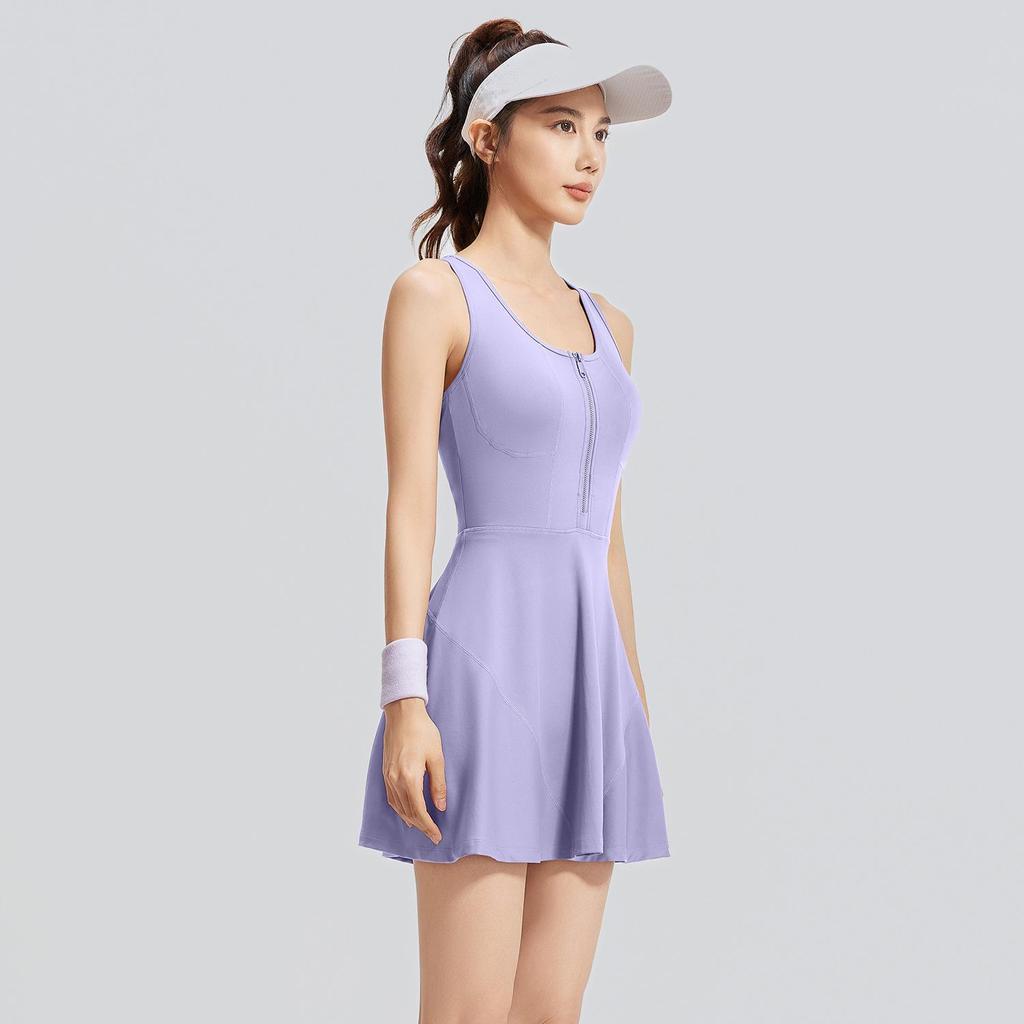 Спортивная юбка на молнии Juyitang: Защита от воздействия окружающей среды, идеально подходит для бега и фитнеса