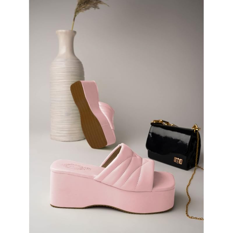 Shoetopia Туфли на платформе ретро-стиля лилового цвета для женщин и девочек / UK 4