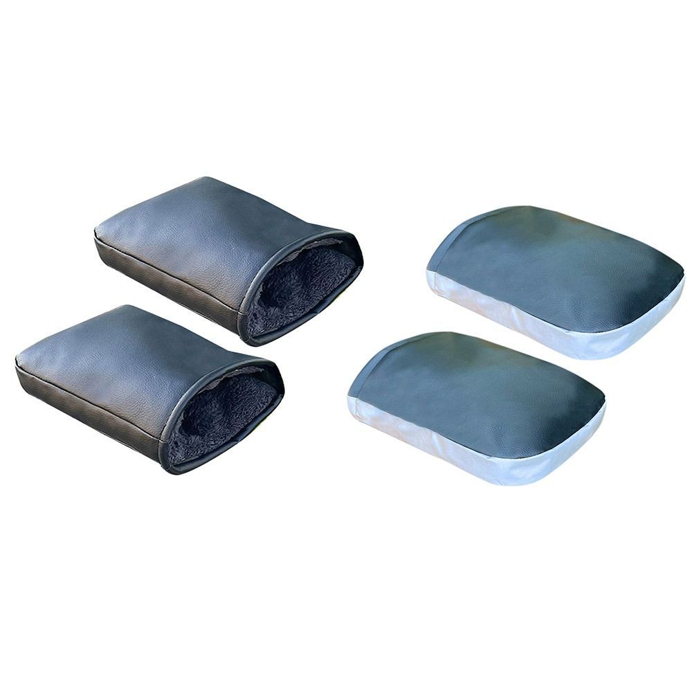 PU Leather Electric Vehicle Warm Gloves Thickened Handle Covers Hand Warmer Warm Mittens Summer