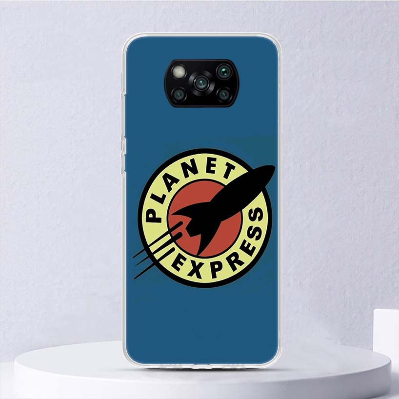 Futurama Planet Express Soft Case For Xiaomi Poco X7 X6 X5 X4 X3 Nfc F7 Ultra F6 F5 Pro Phone Cover F4 Gt F3 M5S M4 M3 M5 M6 Coq