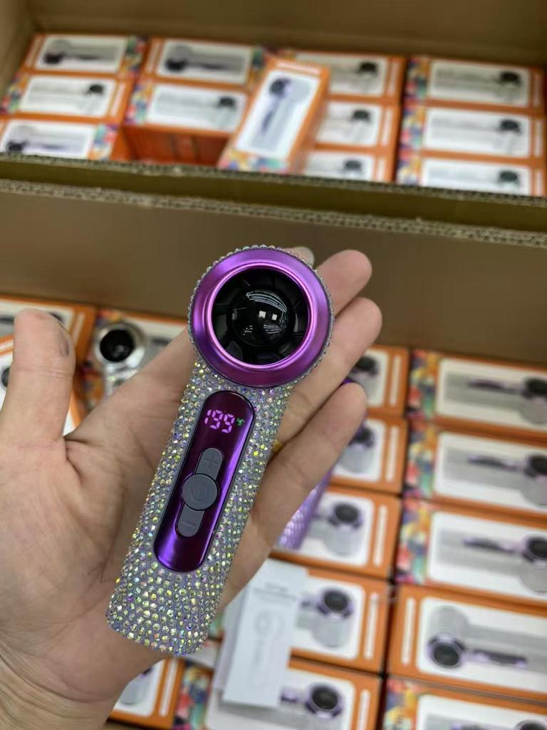 Высокоскоростной ручной вентилятор T238 с 199 скоростями, USB-зарядкой и цифровым дисплеем