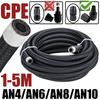 1-5М(3-16 футов) 4AN 6AN 8AN 10AN Автомобильный Топливный Шланг Масляный Газовый Линия Охладителя Трубка Двигателя Тормозная Трубка Нейлон Нержавеющая Сталь Плетеная Резина CPE