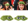 Cute Sleep Shading Head Breast Frog Eye Mask Washing Face Hair Strap