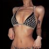 Сексуальная блестящая сетчатая цепочка для бюстгальтера, искусственный кристалл, цепочка на грудь, ювелирные изделия, модный ночной клуб, вечеринка для выпускного вечера, нижнее белье, ювелирные изделия, цепочка для тела, аксессуары