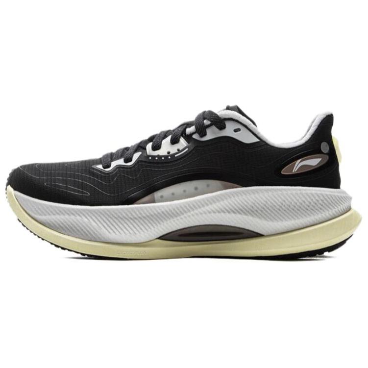 Li Ning Yueying 4 PRO Амортизация Скольжение Упругость Низкие Повседневные Беговые Кроссовки Мужские Черные ARHV007-4