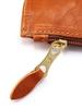 Coin Case Coin Purse Leather Genuine Leather Cowhide Unisex Olive [IL BISONTE] Women's Men's
