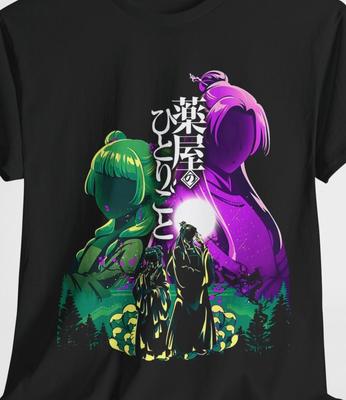 Kusuriya no Hitorigoto Аниме Футболка Футболки для Унисекса Унисекс Футболка Подарок для нее