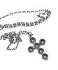Vivus Ventana Cross Antique Silver Necklace