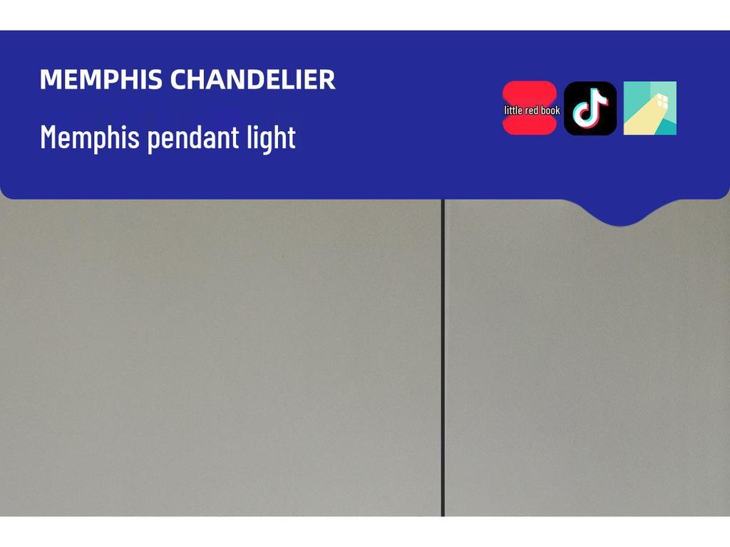 Прикроватная лампа в стиле модерн середины века, цвет Мемфис: Минималистичная креативная цирковая люстра для детской комнаты или кабинета