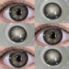Eyeshare 1 пара голубых зрачков для больших натуральных карих глаз 14,5 мм зеленые контактные линзы