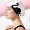 Printed Pattern Bathing Caps Plus Size Silicone Swim Cap Swimming Cap  Swimming Pool