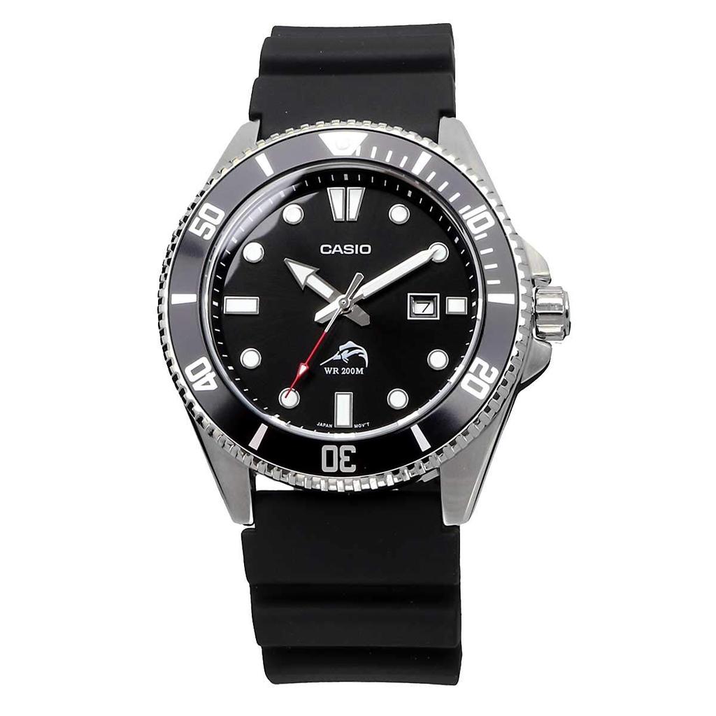 Casio Мужские дайверские часы серии MDV-106 – Черные