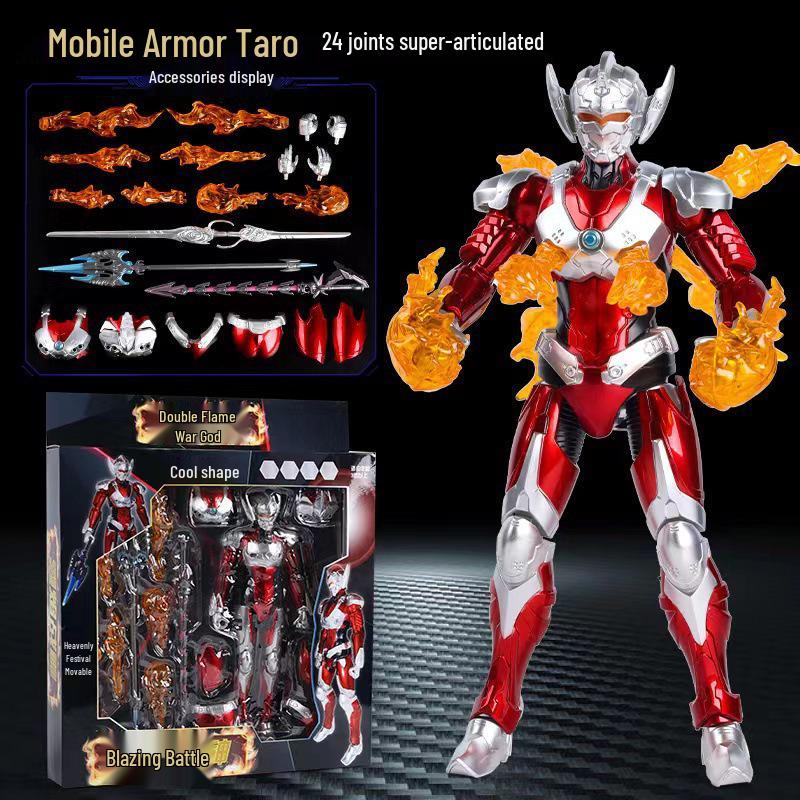 Золотая Ultimate Zero Mecha шарнирная кукла - Модель Сияющее Сияние Игрушка для мальчиков Подарок